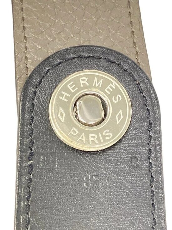 HERMES Etriviere Etain Taurillon Clemence Square P Belt main image 5